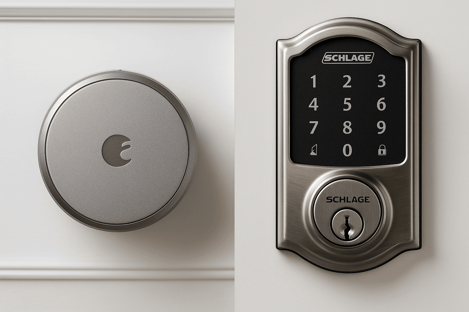 Smart Lock Face-Off: August vs Schlage